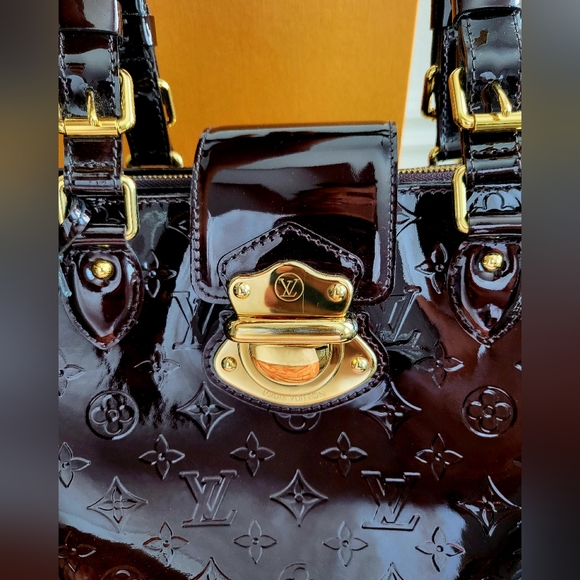 Louis Vuitton Amarante Vernis Satchel - Picture 8 of 12